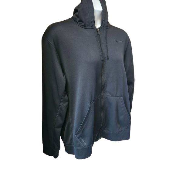 Nike Therma-Fit Full-Zip Hoodie Black XL Men's Or Women's Plus Size 2x - Picture 6 of 16